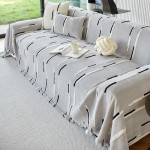 Narzuta na kanapę - Glittero - Jasnoszary