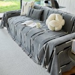 Narzuta na kanapę - Glittero - Szary