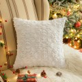 Świąteczna poszewka na poduszke - żakardowa - snow - Biały.jpg