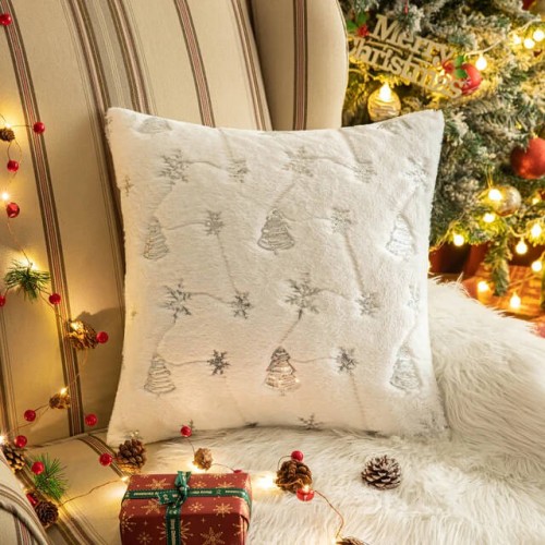 Świąteczna poszewka na poduszke - żakardowa - Festivity - WhiSil.jpg