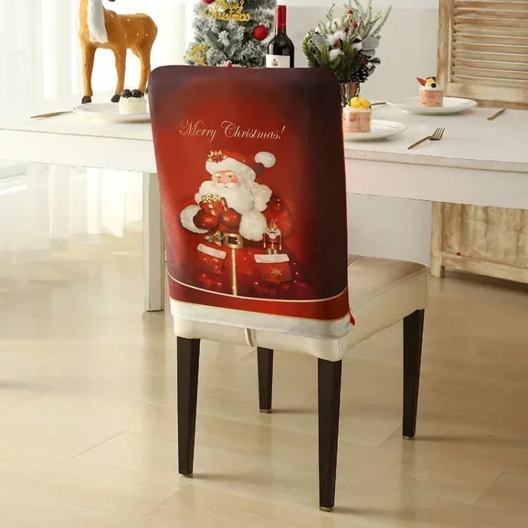 Świąteczny pokrowiec na oparcie krzesła - Claus.jpg