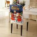 Świąteczny pokrowiec na oparcie krzesła - Feliz.jpg