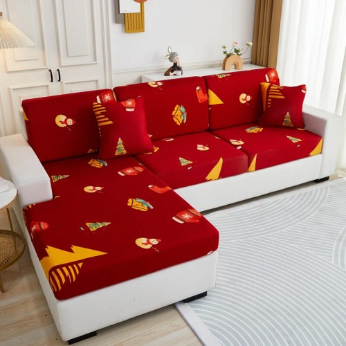 Świąteczny pokrowiec na siedzisko narożnika - kanapy -  Ginger.jpg