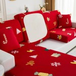 Świąteczny pokrowiec na siedzisko narożnika - kanapy - Frosty