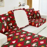 Świąteczny pokrowiec na siedzisko narożnika - kanapy - Jubel
