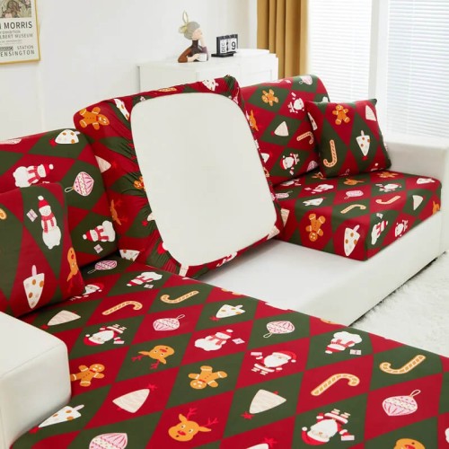 Świąteczny pokrowiec na siedzisko narożnika - kanapy - Jubel.jpg