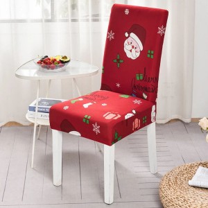 Świąteczny pokrowiec na krzesło - Santa's Cozy