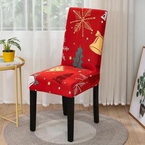 Świąteczny pokrowiec na krzesło - Fuego