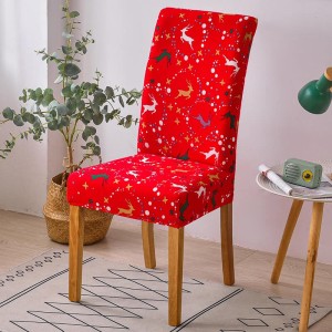 Świąteczny pokrowiec na krzesło - Lumière