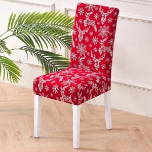 Świąteczny pokrowiec na krzesło - Reno