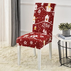 Świąteczny pokrowiec na krzesło - Rouge
