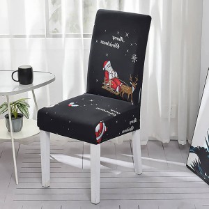 Świąteczny pokrowiec na krzesło - Santa’s Sleigh Ride