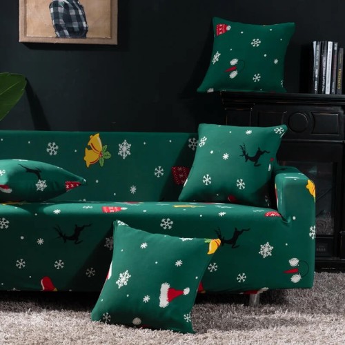 Świąteczny pokrowiec na kanapę - sofę z falbaną - Yule.jpg