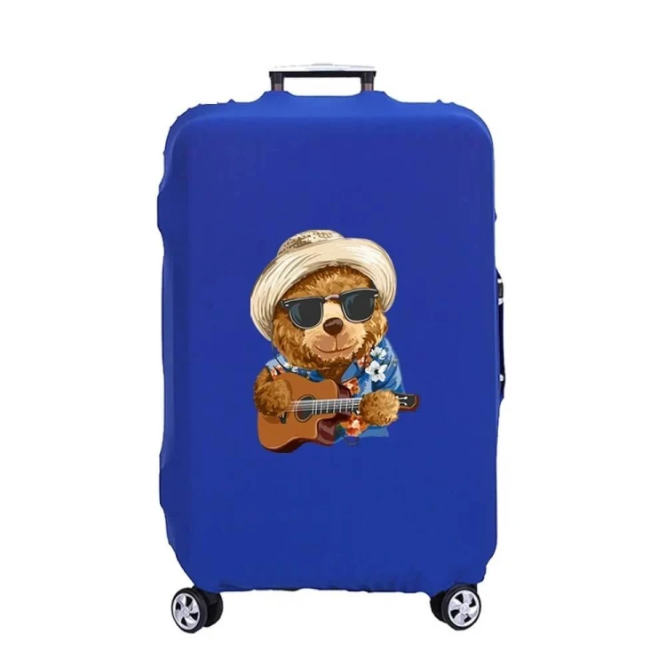 Elastyczny pokrowiec na walizkę - ChillBear - Niebieski.jpeg