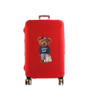 Elastyczny pokrowiec na walizkę - ShopBear - Czerwony