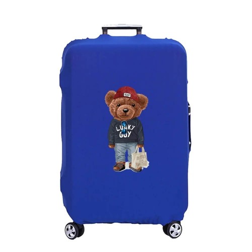 Elastyczny pokrowiec na walizkę - ShopBear - Niebieski.jpeg