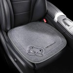 Pokrowiec na siedzisko fotela samochodowego przód - Bearca - Grey Bear