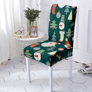 Świąteczny pokrowiec na krzesło - Forest Tales