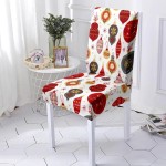 Świąteczny pokrowiec na krzesło - Ornament Joy
