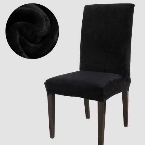 Pluszowy pokrowiec na krzesło - BLACK.jpeg