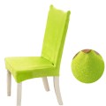 Pluszowy pokrowiec na krzesło - Neonowa Zieleń.jpeg