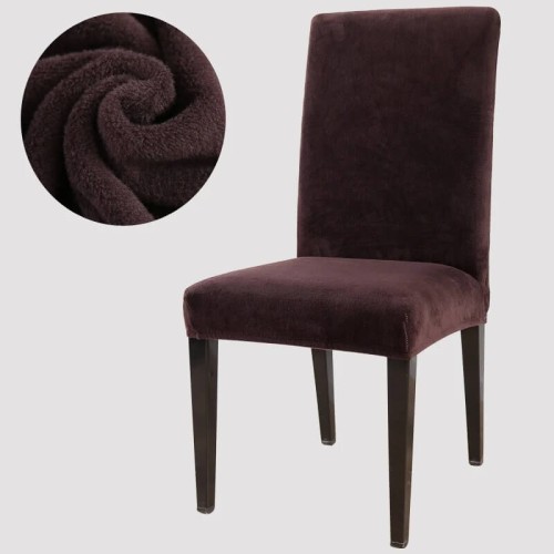 Pluszowy pokrowiec na krzesło - KAWOWY.jpeg