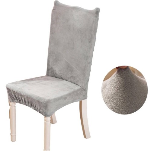 Pluszowy pokrowiec na krzesło - SREBRNY.jpeg