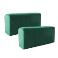 Aksamitne pokrowce na boki kanapy 2 szt. - Szmaragdowy.jpg