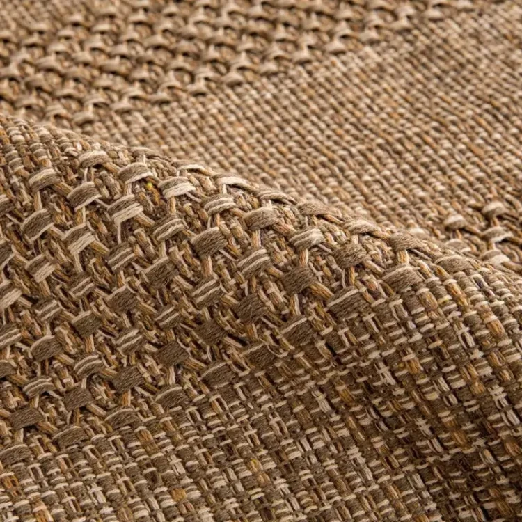 Uniwersalna pluszowa narzuta na narożnik - kanapę - fotel - Linen - materiał.webp