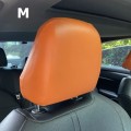 Pokrowiec na zagłówek fotela samochodowy - Eco - Pomarańczowy-M.jpeg
