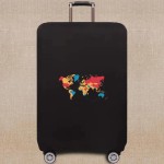 Elastyczny pokrowiec na walizkę - Journey Across the Globe