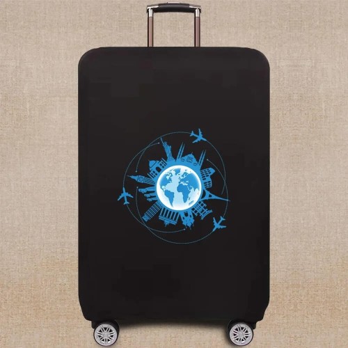 Elastyczny pokrowiec na walizkę - Travel Clock.jpeg