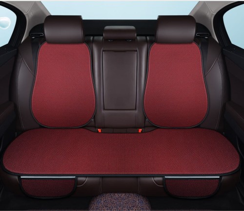 Pokrowce na fotele samochodowe - tylne - woven - Czerwony.jpg
