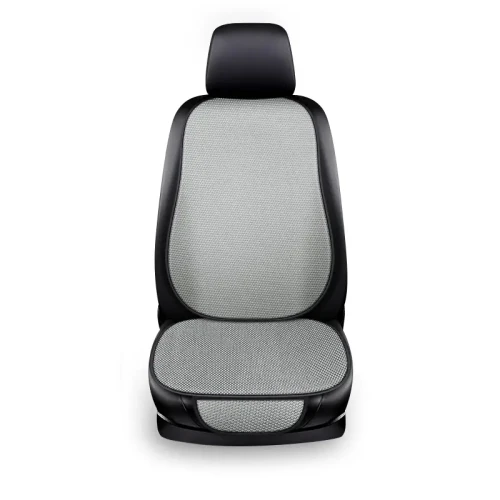 Pokrowiec na fotel samochodowy przedni - woven - Jasnoszary.webp