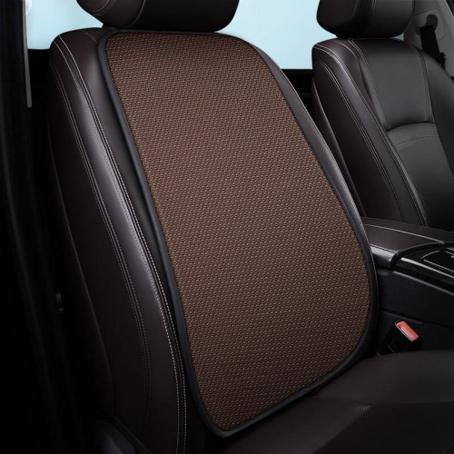 Pokrowiec na fotel samochodowy przedni - woven - Brązowy - main.jpg