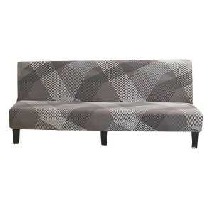 Uniwersalny pokrowiec na wersalkę - finkę - GRAFITOWE PASKI