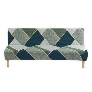 Uniwersalny pokrowiec na wersalkę - finkę - SZMARAGDOWA GEOMETRIA