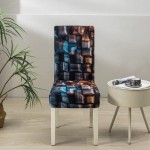 POKROWIEC NA KRZESŁO DO KUCHNI - JADALNI - SALONU - Metallico