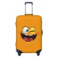 Elastyczny pokrowiec na walizkę - Pomarańczowy Radosny.jpg