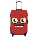Elastyczny pokrowiec na walizkę - Czerwony Zły