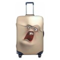 Elastyczny pokrowiec na walizkę - Beżowy Zaskoczony.jpg