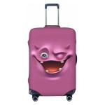 Elastyczny pokrowiec na walizkę - Różowy Śmieszek