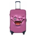 Elastyczny pokrowiec na walizkę - Różowy Śmieszek.jpg