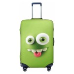 Elastyczny pokrowiec na walizkę - Zielony Języczek