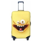 Elastyczny pokrowiec na walizkę - Żółty Zębacz