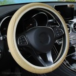 Pokrowiec na kierownice - Prestige - 37-39cm - Beżowy