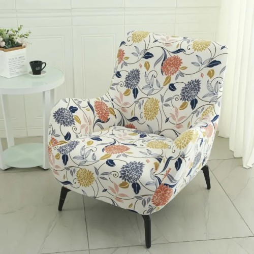 POKROWIEC NA FOTEL Z USZAMI - GŁADKI - Summer.jpeg