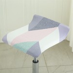 Pokrowiec na krzesło barowe - hotelowe - hoker - Trójkąty