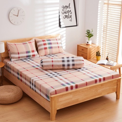 Pokrowiec na materac łóżko - JESIENNA KRATA.jpg