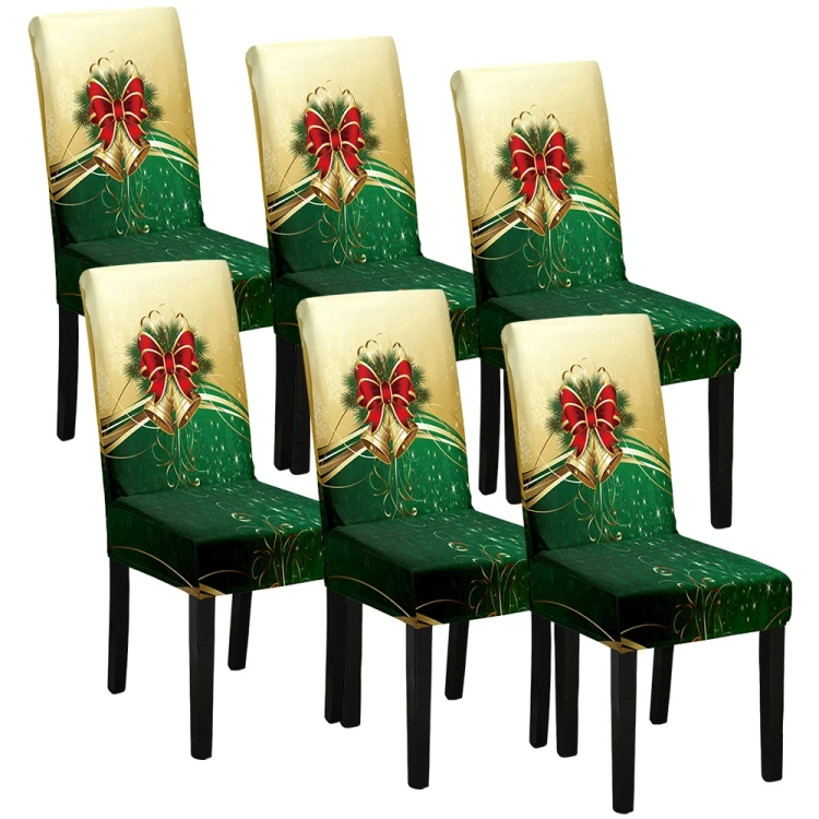 ŚWIĄTECZNE POKROWCE NA KRZESŁA 6 SZT. - Bells.jpeg